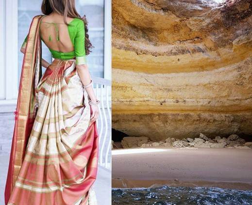 Cancan style saree draping saree paired with skirt is unique style .....  Cancan style saree dr… | Lehnga saree, Designer saree blouse patterns,  Lehenga saree design